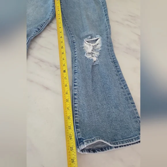 Mother The Insider Ankle Denim Bloom And Doom Jeans - Picture 3 of 10